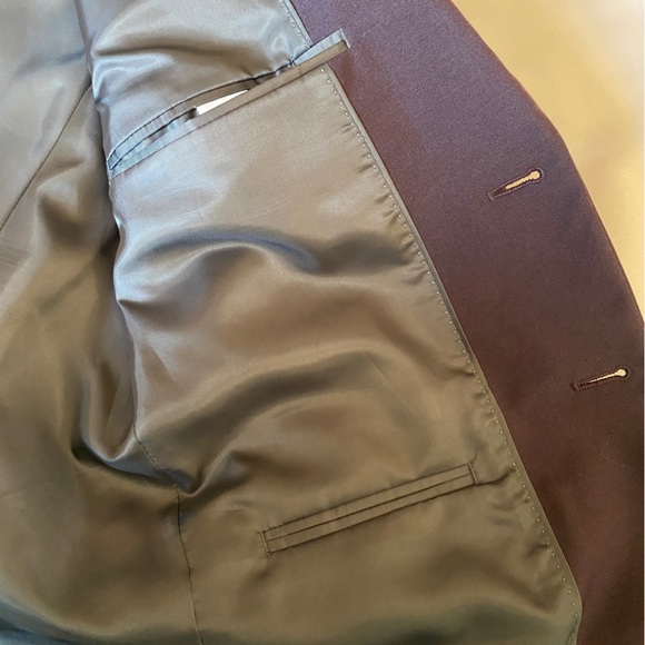 Calvin Klein suit blazer eggplant / Aubergine - Picture 11 of 14